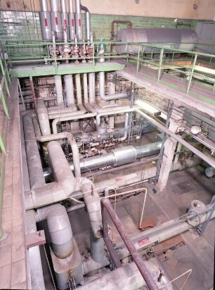 Riesa-Merzdorf, Paul-Greifzu-Straße. Altes Heizkraftwerk (1954). Reduzierstationen
