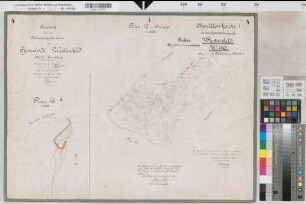 Westenfeld (Sundern), Separation Westenfeld, Bl. 4 Brouillonkarte Flur 13 Anlage