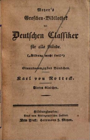 Karl von Rotteck, 4
