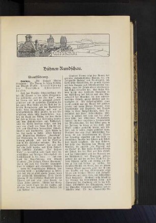 Rundschau Bühnen-Rundschau.