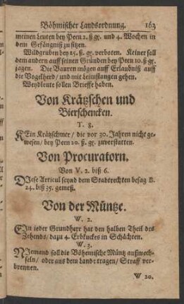 Von Krätzschen und Bierschenken.