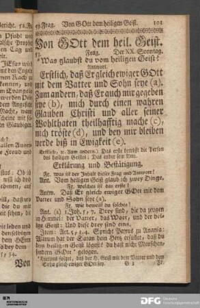 Von GOtt dem heiligen Geist.