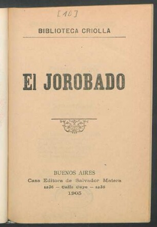 El jorobado