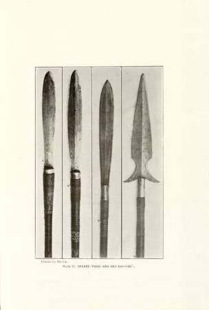 Plate CI. Spears (Fang'kao and Kay-yan')
