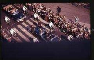 Wagenkolonne von John F. Kennedy in Berlin 1963