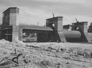 Wehr Hofen vor Schleusenbau
