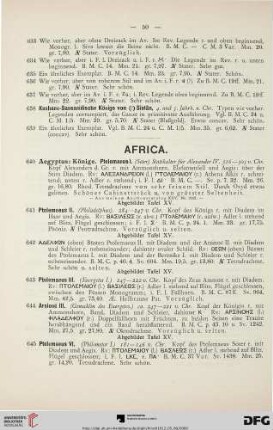 Africa (Nr. 640-666)