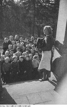 Moritzburg, Boxdorf. Sozialkasse-Heim Boxdorf, November 1953