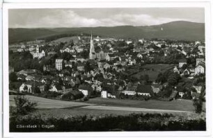Eibenstock. Blick auf Eibenstock