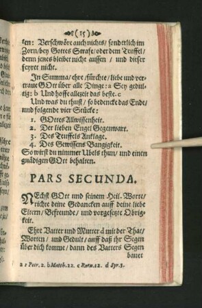 Pars Secunda.