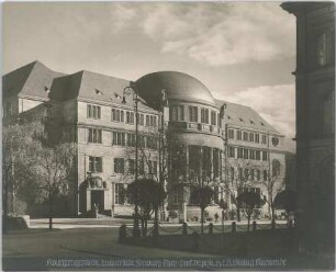 Billing, Hermann; Freiburg / Breisgau (Baden-Württemberg); Universität, Kollegiengebäude - Fassade (Perspektive)