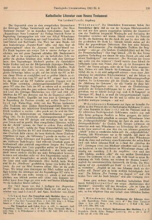 327-330 Katholische Literatur zum Neuen Testament