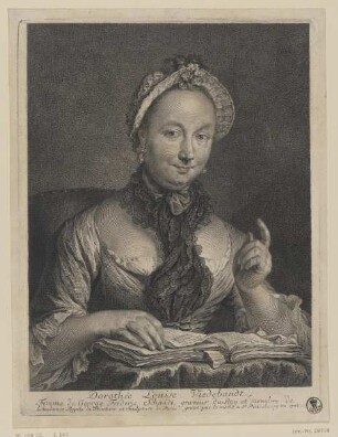 Bildnis der Dorothée Louise Viedebandt