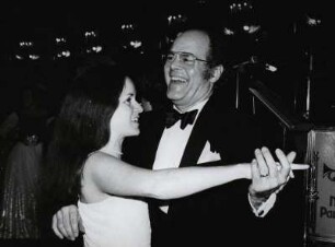 Presseball 1982. Donald Grobe und Gattin