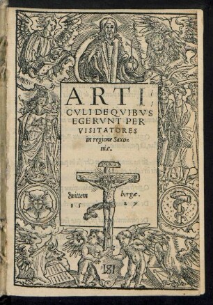 ARTI=||CVLI DE QVIBVS || EGERVNT PER || VISITATORES || in regione Saxo=||niae.||