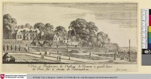 Veüe et Perspectiue du Chasteau de Fremont a quatre lieues de Paris sur le chemin de Fontainebleau