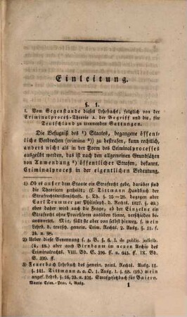 Lehrbuch des Teutschen gemeinen Criminal-Processes : mit besonderer Rücksicht auf das im Jahre 1813 publicirte Straf-Gesetzbuch für das Königreich Baiern