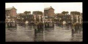 Marinetruppe badet im Yserkanal