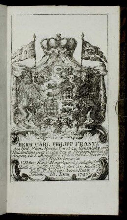 Herr Carl Philipp Frantz[...] - Herr Carl[...]
