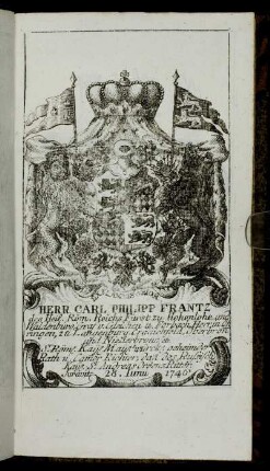 Herr Carl Philipp Frantz[...] - Herr Carl[...]