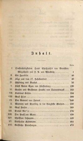 Geheime Geschichten und räthselhafte Menschen : Sammlung verborgener oder vergessener Merkwürdigkeiten, 7.