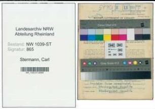 Entnazifizierung Carl Stermann , geb. 16.06.1916 ()