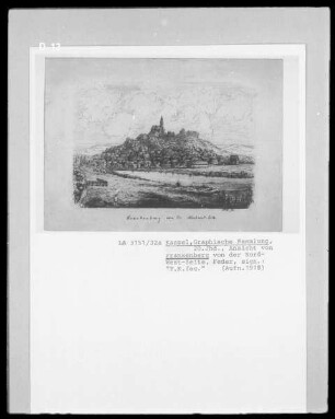 Ansicht von Frankenberg von der Nord-West-Seite