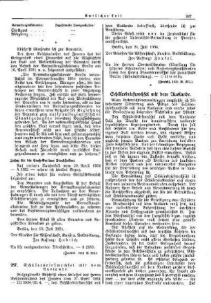 Schülerbriefwechsel mit dem Auslande : [Amtlicher Teil]