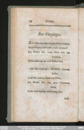 Der Vergnügte.