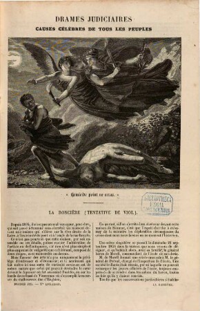 Causes célèbres de tous les peuples : Drames judiciaires. Scènes correctionnelles, 1