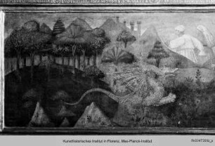 Cassone mit Drachenkampf des heiligen Georg?