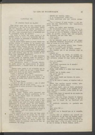 Capítulo VII - El caballero busca un auxiliar