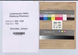 Entnazifizierung Johann Schmitter , geb. 10.09.1905 (Kraftfahrer)