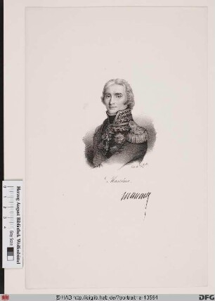 Bildnis André Masséna, 1808 duc de Rivoli, 1810 prince d'Essling
