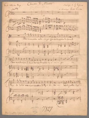 Chanson de Pirates, Bass, Klavier - BSB Mus.Schott.Ha 8059-2