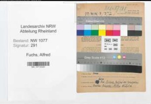 Entnazifizierung Alfred Fuchs , geb. 28.07.1906 (Polizist)