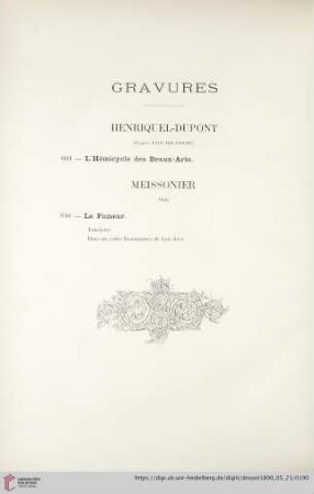 Gravures (Nr. 609 - 610)