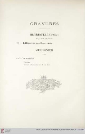 Gravures (Nr. 609 - 610)