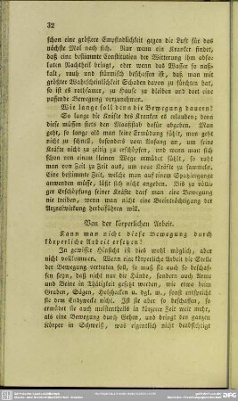 Von der körperlichen Arbeit