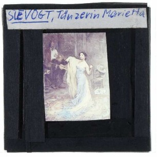 Slevogt, Bildnis der Tänzerin Marietta di Rigardo