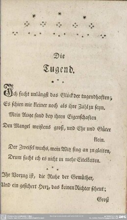 Die Tugend