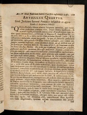 169-174, Articulus Quartus