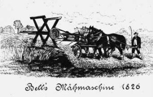 Bell's Mähmaschine 1826