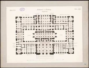 Rathaus, Hamburg: Grundriss EG 1:200