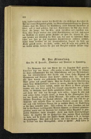 ¬Der¬ Minnesang