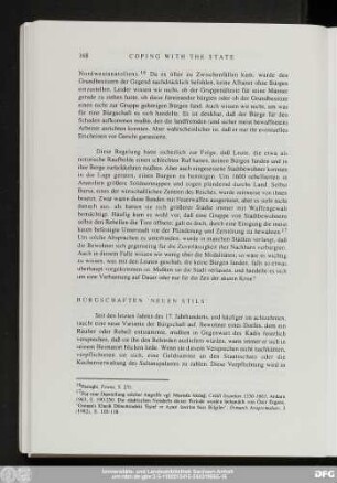 Bürgschaften 'Neuen Stils'