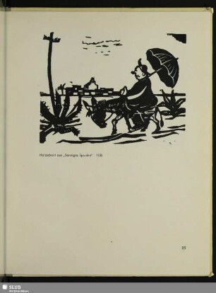 Holzschnitt aus „Sonniges Spanien“