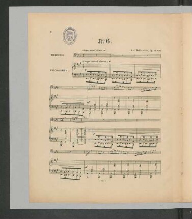 No. 6. [Violoncell. & Pianoforte]