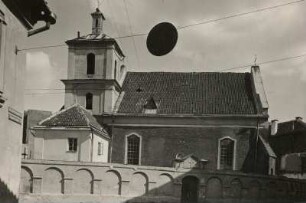 Vilnius. Nikolaikirche (kleine Franziskanerkirche). Außenansicht von Nordwest