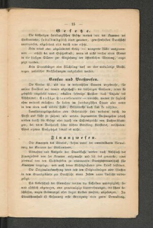 Censur und Preßwesen.